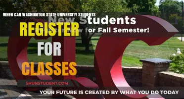 WSU Class Registration: When to Sign Up