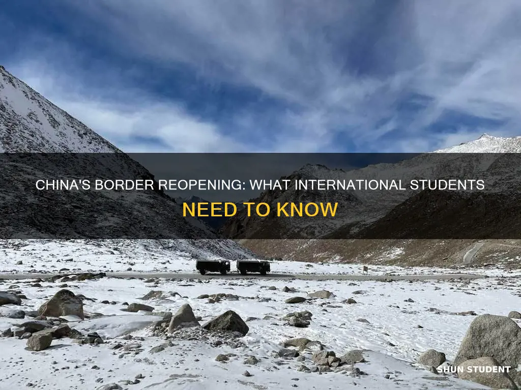 when china border open for international students