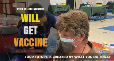 When Will College Students Receive COVID-19 Vaccines? A Timeline