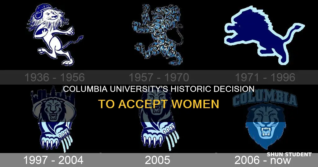 when columbia university starts acepte famel students