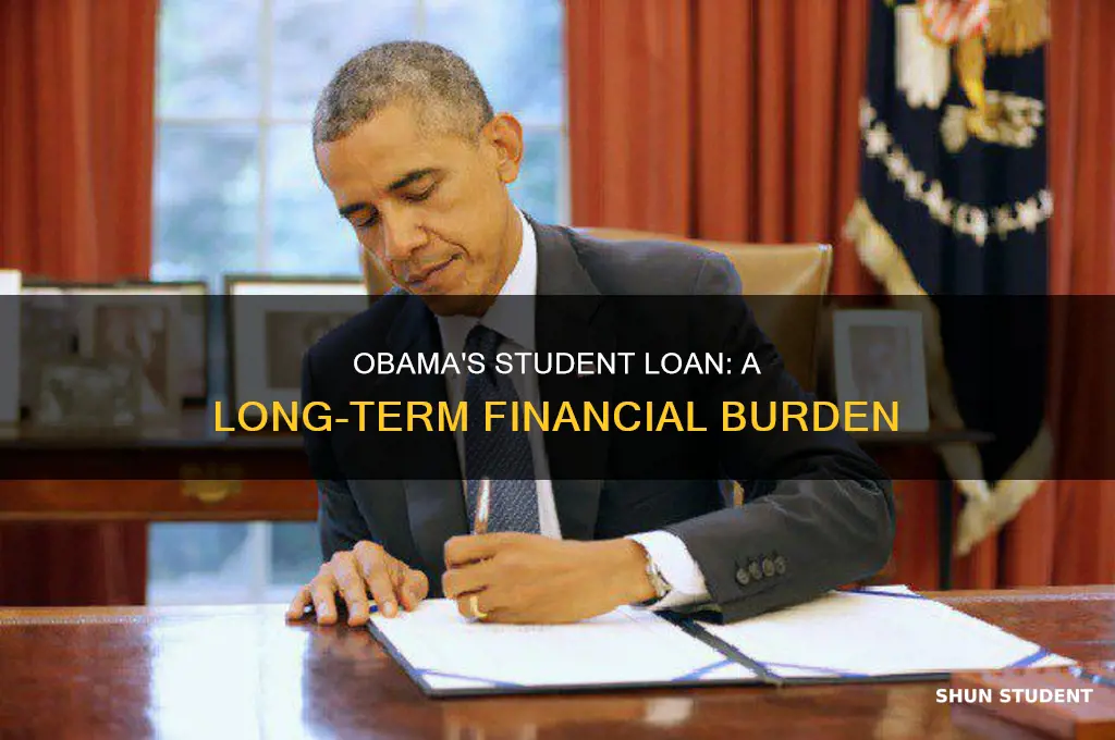 when did barack obama pay off his student loan