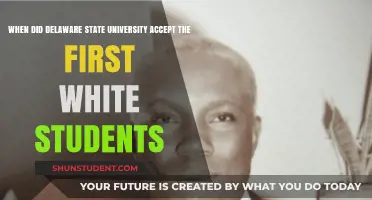 Delaware State University's First White Students: When?