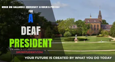 Gallaudet Students Demand a Deaf President: The Protest of '88