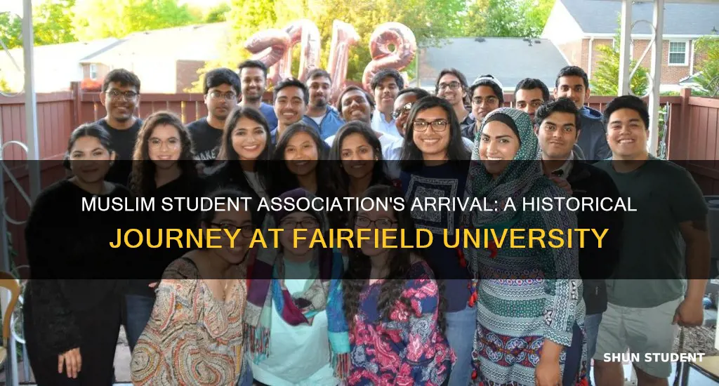 when did muslim student association come to fairfield university