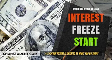 When Did the Student Loan Interest Freeze Begin?