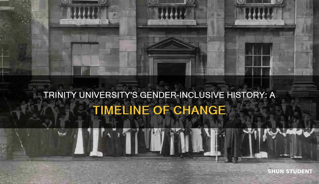 when did trinity university in dublin began accepting female students