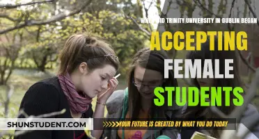 Dublin's Trinity University: Women's Admission History