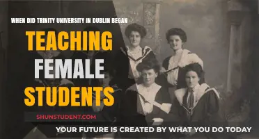 Trinity University Dublin: When Women Joined the Academic Journey