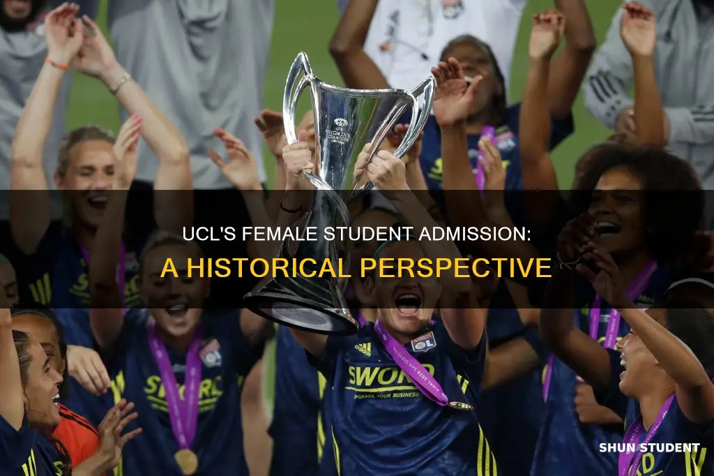when did university college london allow female students
