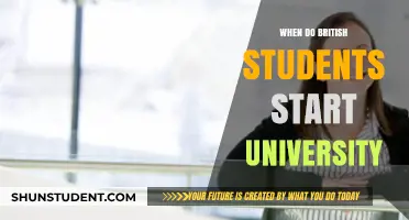 University Start Dates: A Guide for British Students