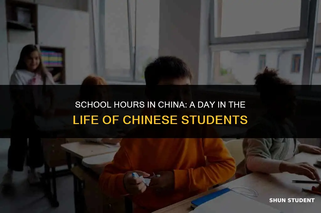 when do chinese students go to and leave school