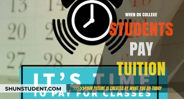 College Tuition Payment: When and How to Pay