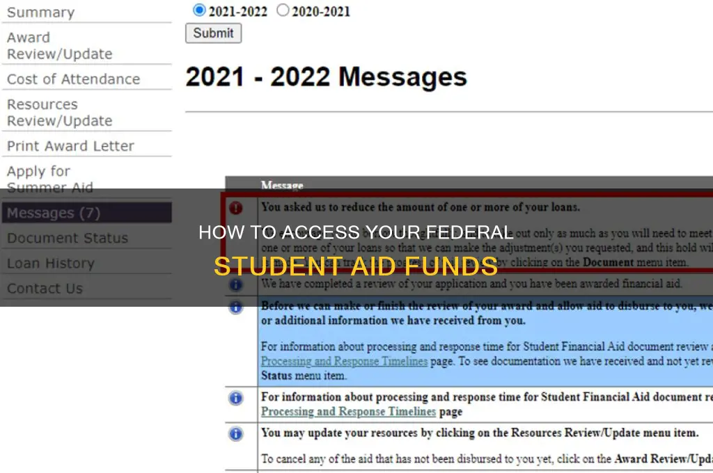 when do colleges pay out federal aide to students