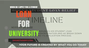 Student Loans: When to Apply for University