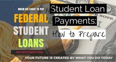 Student Loans: When Do Federal Payments Begin?