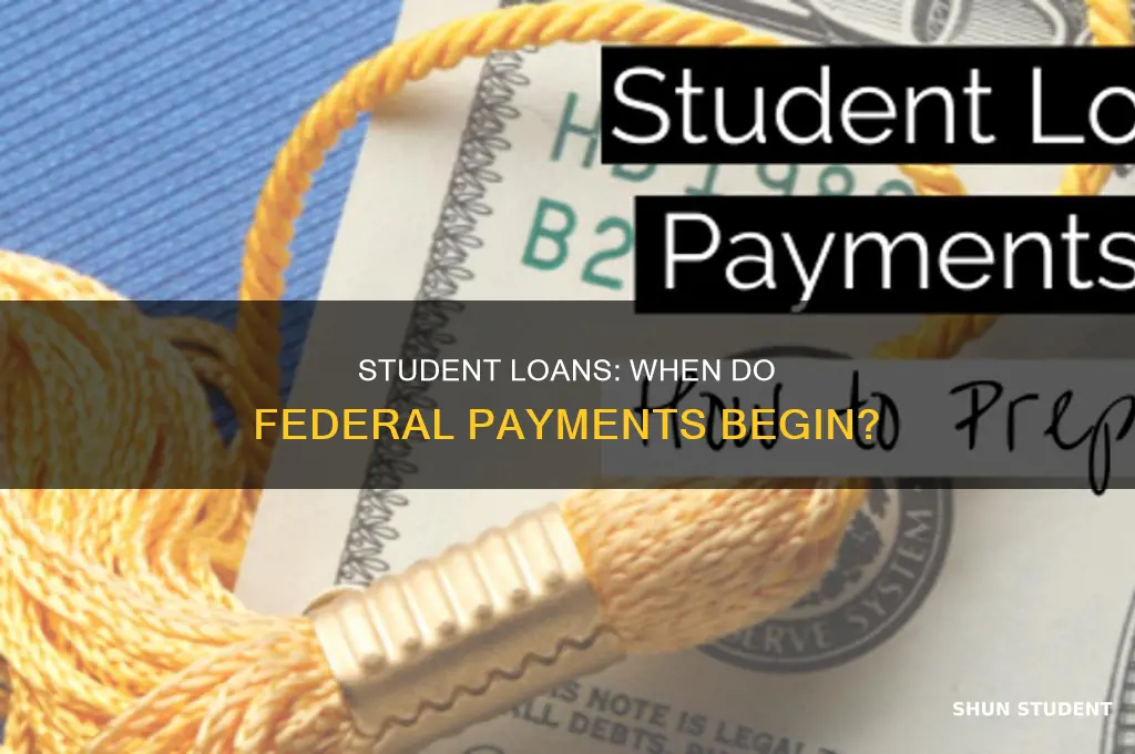 when do i have to pay federal student loans