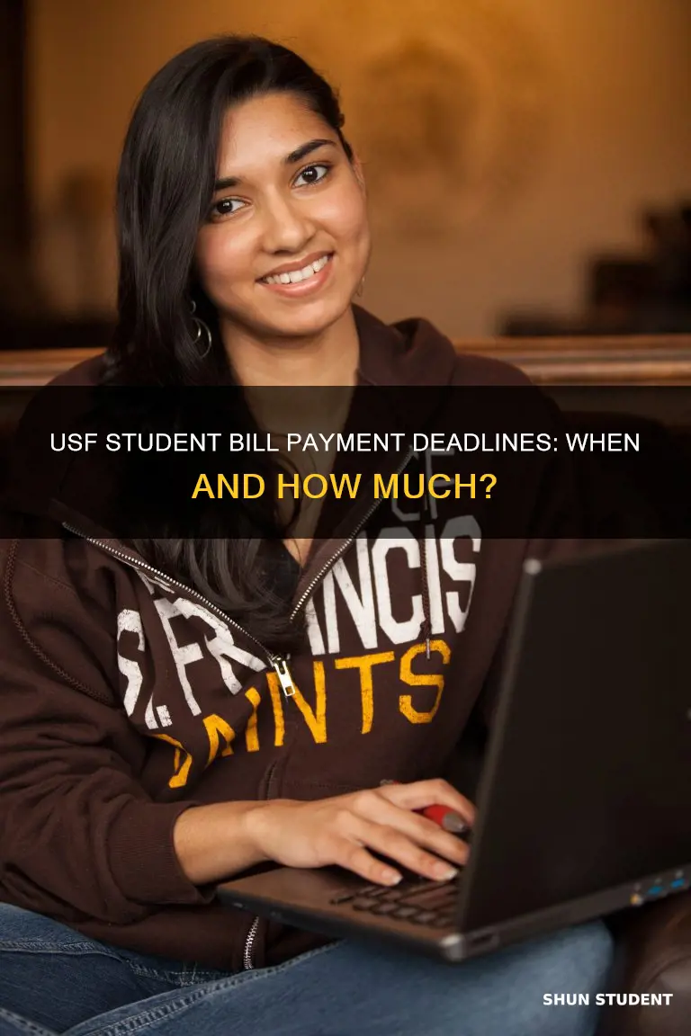 when do i have to pay usfca student pill by