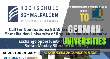 International Students: German University Reporting Requirements
