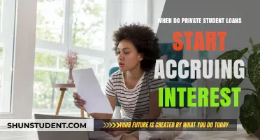 When Do Private Student Loans Begin Accruing Interest?