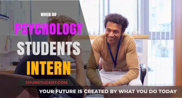 Psychology Students: When to Start Your Internship