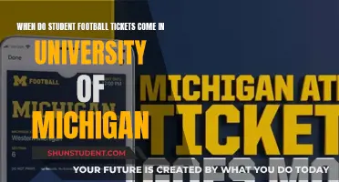 When Do Student Football Tickets Go On Sale at the University of Michigan?