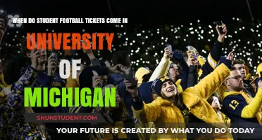 Michigan Student Football Tickets: When and How to Get Them