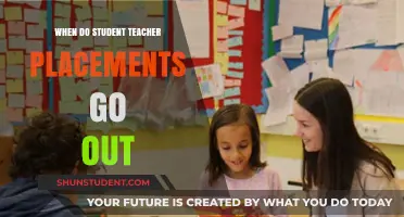 When Do Student Teacher Placements Go Out: Key Dates and Tips
