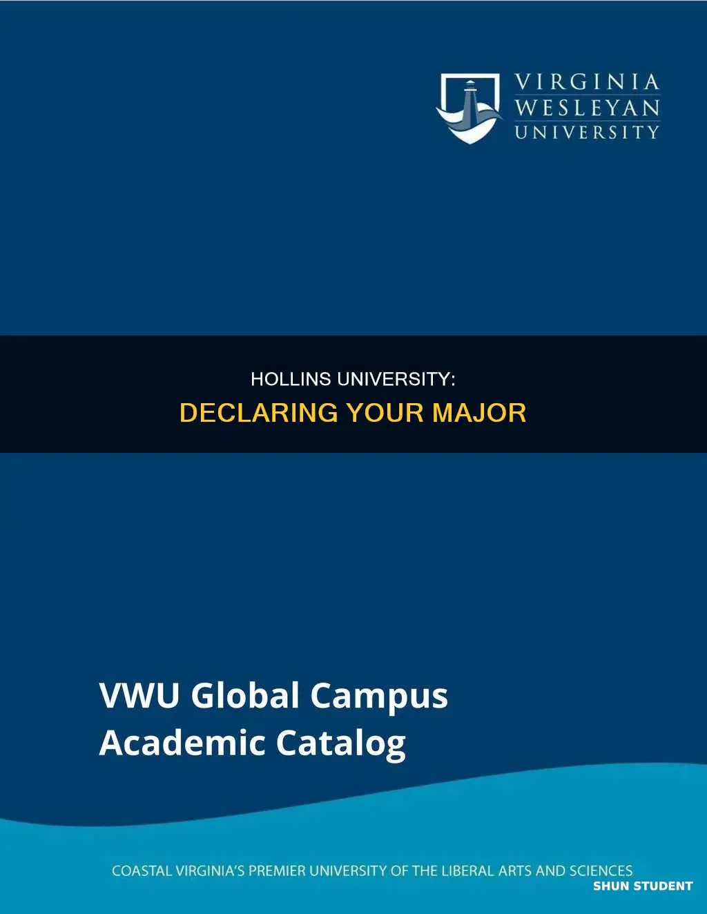 when do students at hollins university declare major