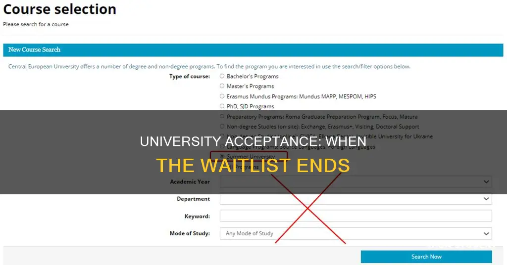 when do students find out about university acceptance