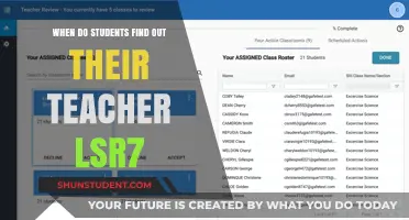 Discovering Teacher Assignments: When LSR7 Students Learn Their Educators