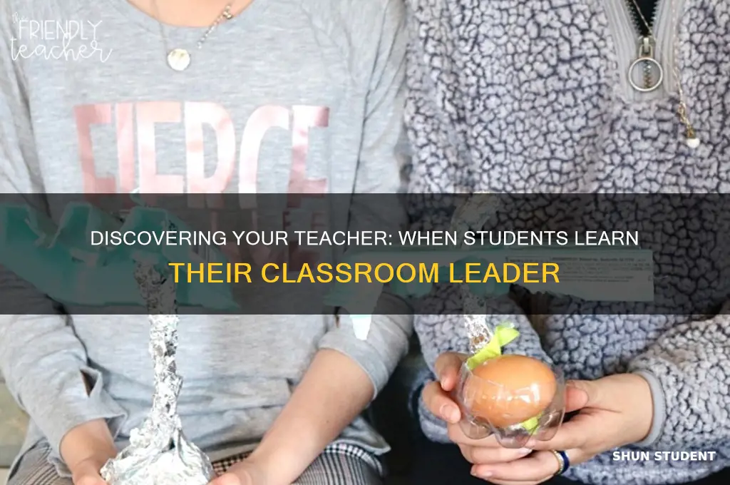 when do students find out who their teacher is