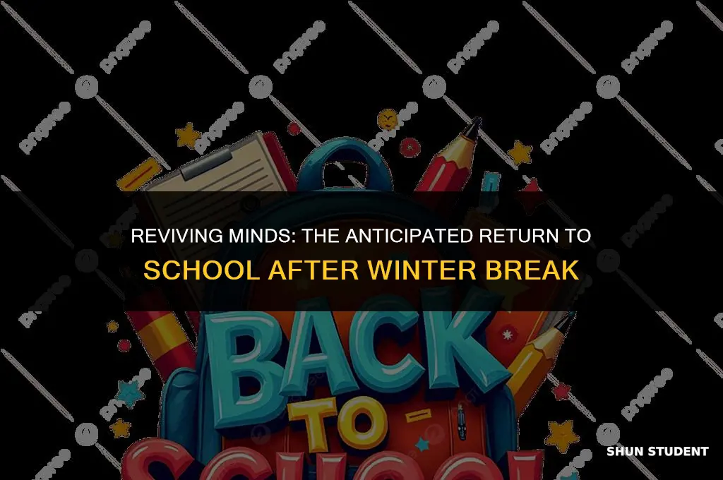 when do students go back to school after winter break