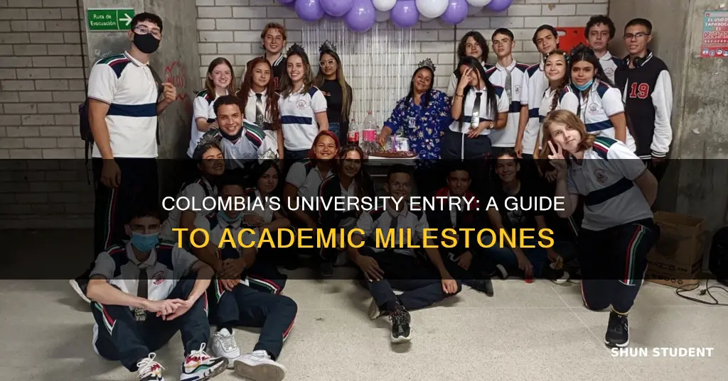 when do students go to university in colombia