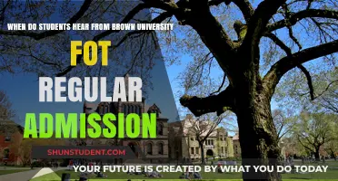 Brown University: When Can Students Expect to Hear Back?