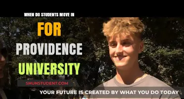 Providence University Move-In Day: When to Arrive on Campus