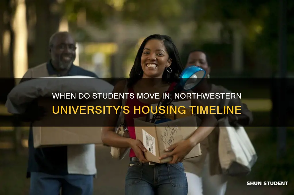 when do students move in northwestern university