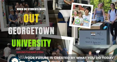 Georgetown University: Student Move-Out Dates and Details