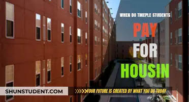 Temple Students: When Do You Pay for Housing?