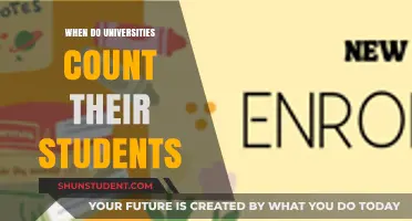 Student Enrollment: When Do Universities Count Their Students?