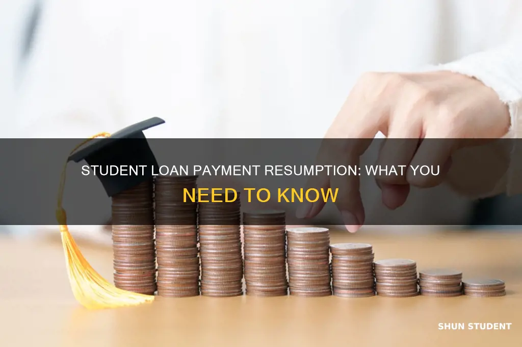 when do we resume paying student loans