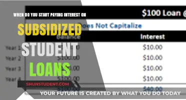 Subsidized Student Loans: When Interest Charges Kick In