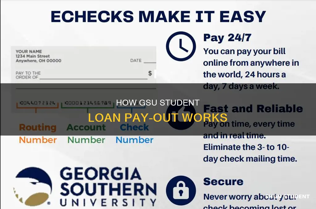 when does gsu pay out student loans