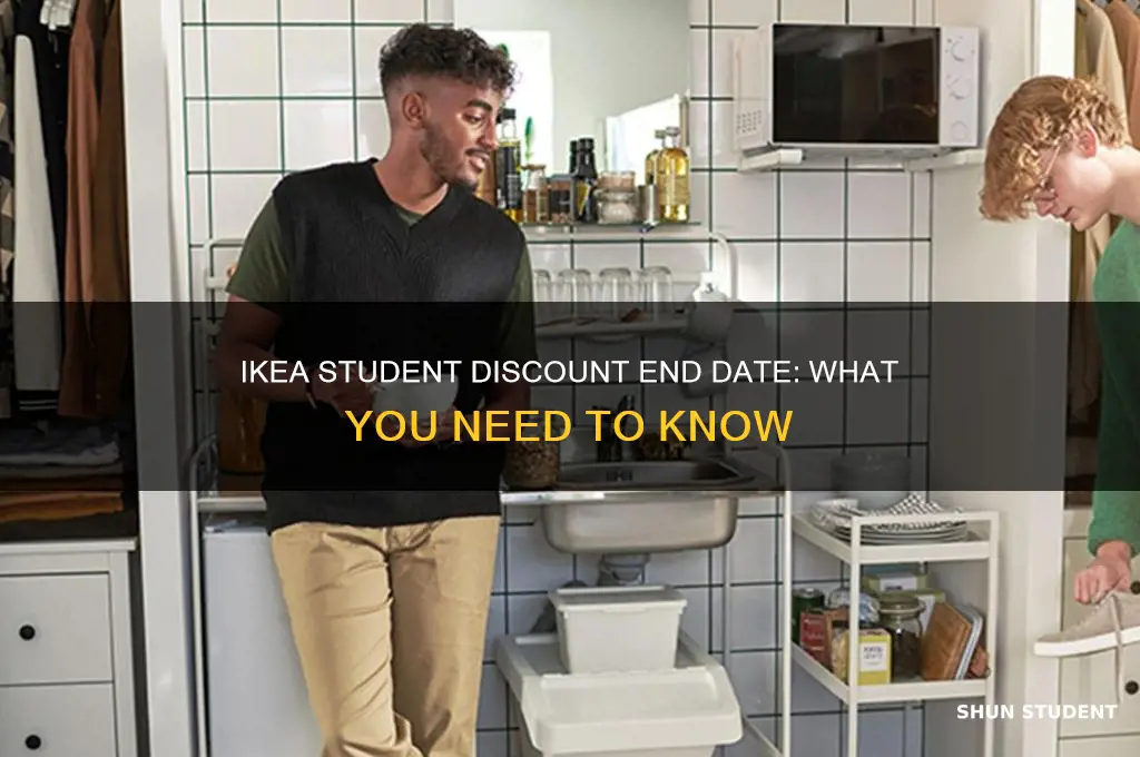 when does ikea student discount end