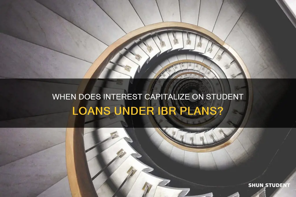 when does interest capitalize student loans ibr