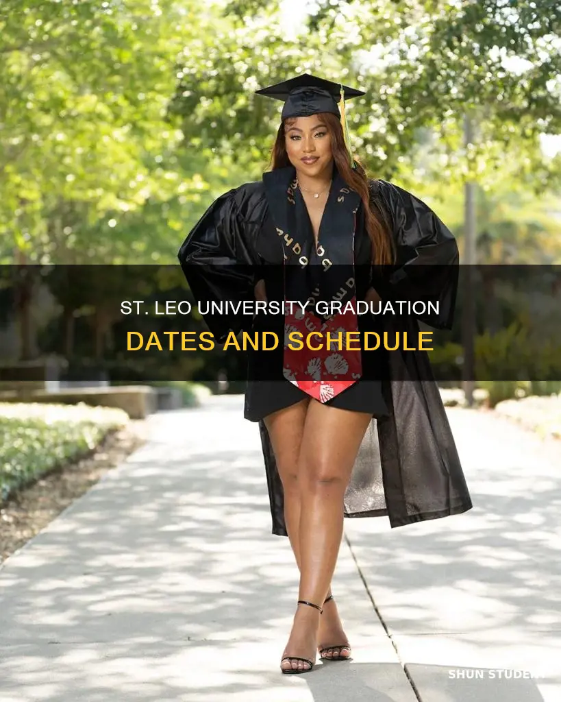 when does st leo university students graduate