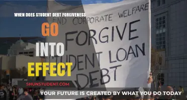 When Student Debt Forgiveness Takes Effect: Key Dates and Details