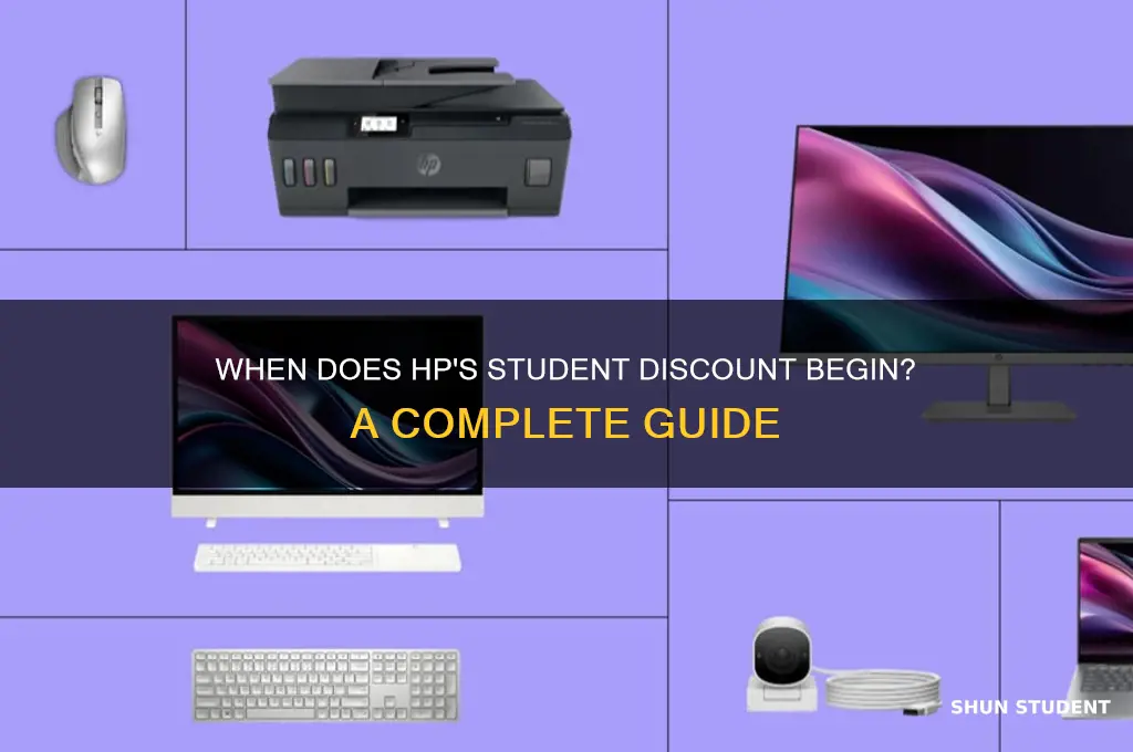 when does student discount start for hp