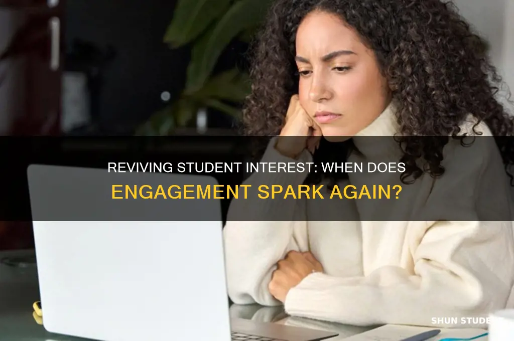 when does student interest start again