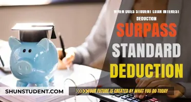 When Student Loan Interest Deduction Surpasses Standard Deduction: A Guide