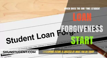 One-Time Student Loan Forgiveness: Start Date and What You Need to Know